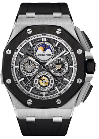 Review Audemars Piguet Royal Oak Offshore Grande Complication 26571IO.OO.A002CA.01 replica watch - Click Image to Close